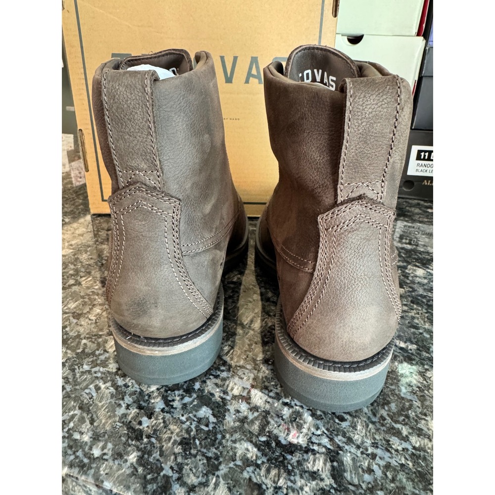 Tecovas The Rugged Moc Umber WP Cowhide Leather Boots Mens 10 D M10079UM - Picture 5 of 8
